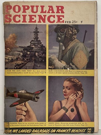 VINTAGE MAGAZINE: Popular Science, Vol. 146, No. 2 - February 1945 