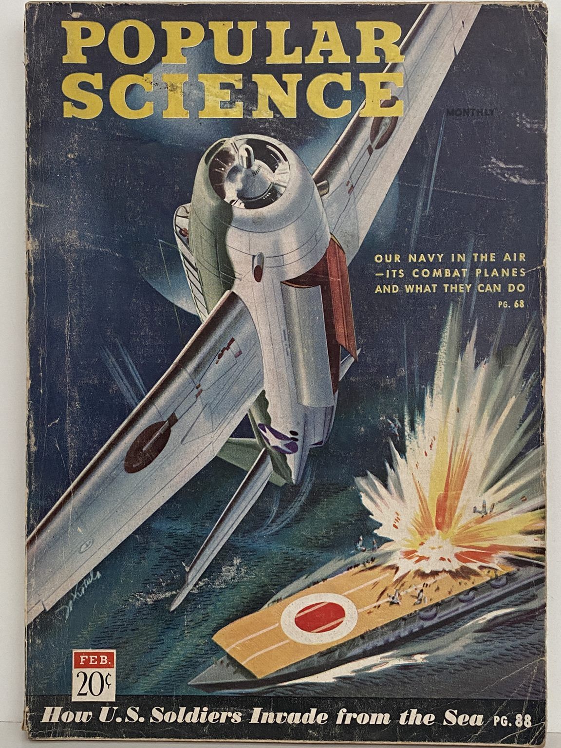VINTAGE MAGAZINE: Popular Science, Vol 142, No. 2 - February 1943