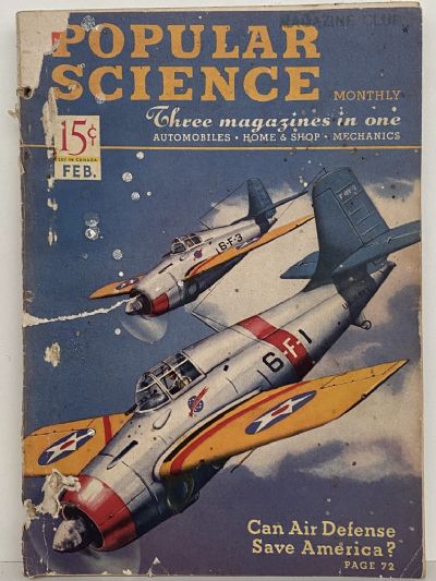 VINTAGE MAGAZINE: Popular Science, No 2 - February 1941 