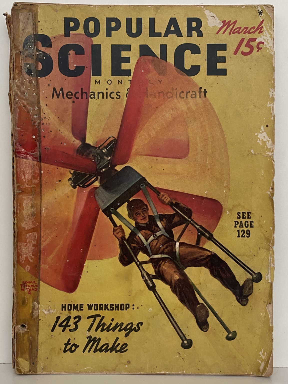 VINTAGE MAGAZINE: Popular Science, Vol 136, No 3. - May 1940