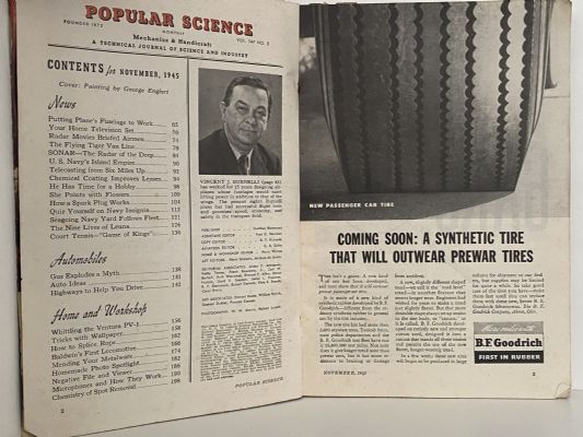 VINTAGE MAGAZINE: Popular Science - Vol 147, No 5 - November 1945