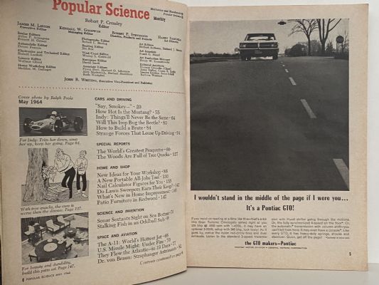 VINTAGE MAGAZINE: Popular Science - May 1964