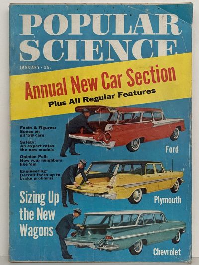 VINTAGE MAGAZINE: Popular Science - January 1959 