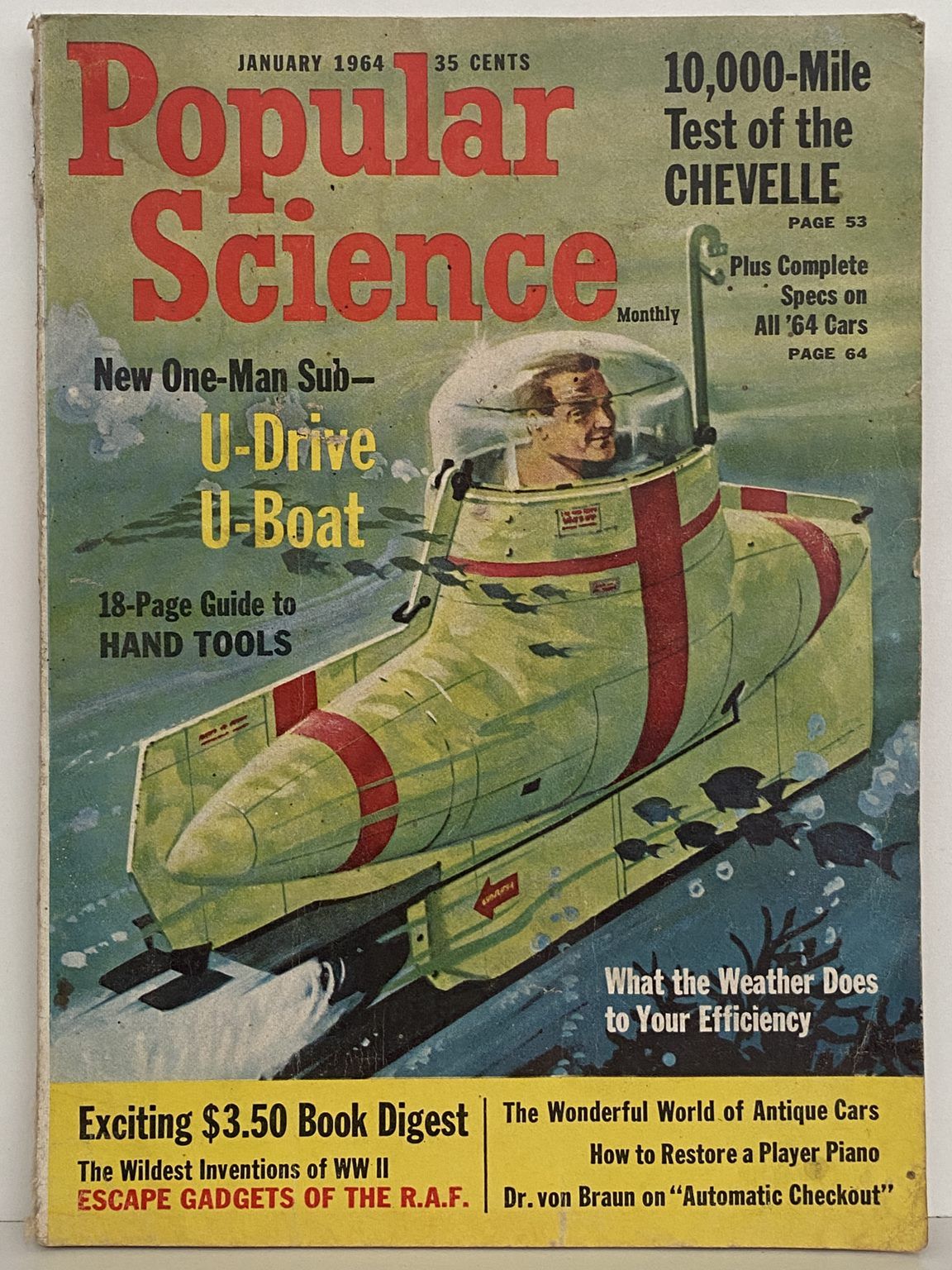 VINTAGE MAGAZINE: Popular Science - January 1964
