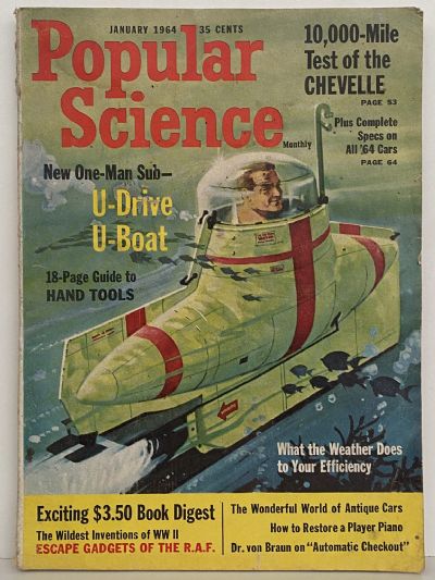 VINTAGE MAGAZINE: Popular Science - January 1964 