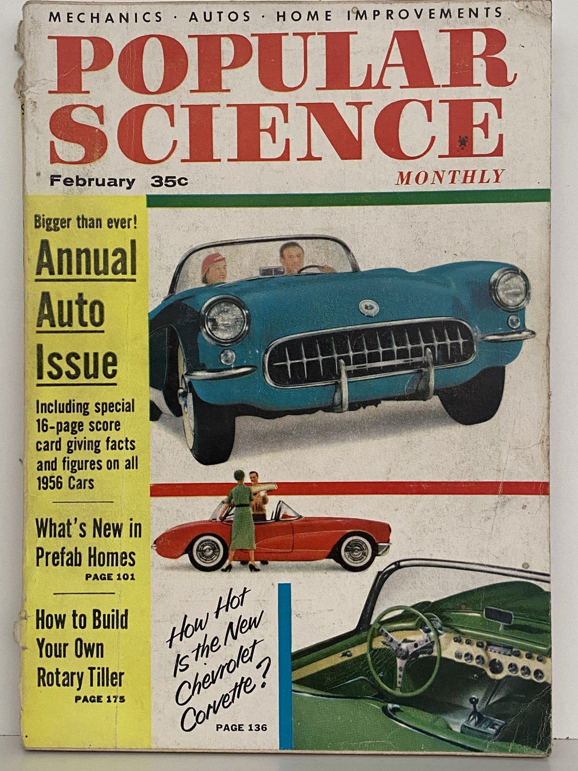 VINTAGE MAGAZINE: Popular Science - February 1956