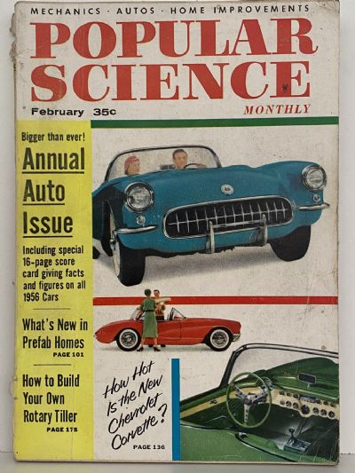 VINTAGE MAGAZINE: Popular Science - February 1956 