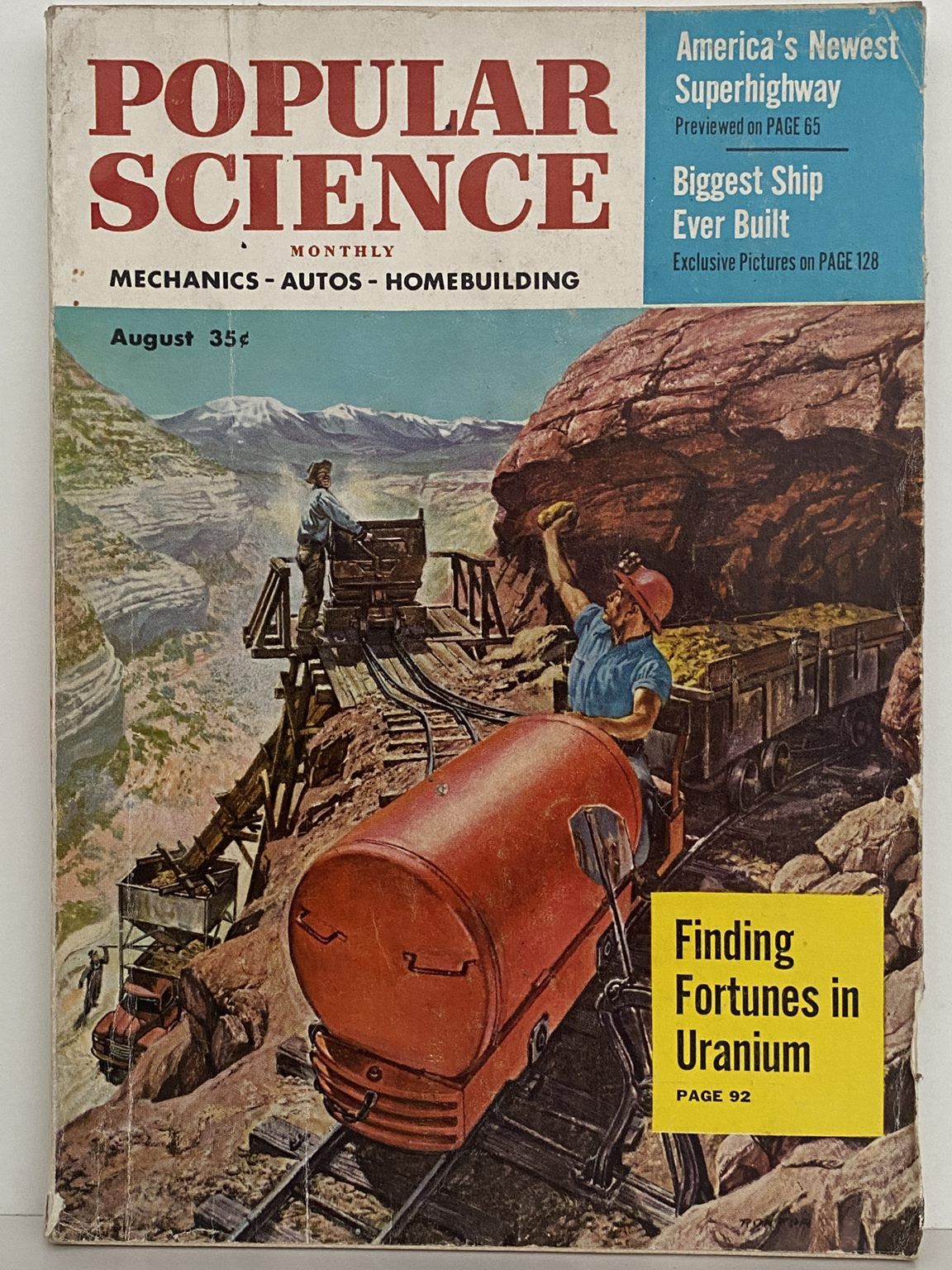 VINTAGE MAGAZINE: Popular Science - August 1954