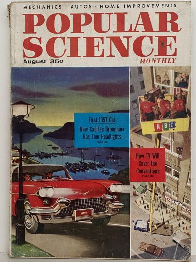 VINTAGE MAGAZINE: Popular Science - August 1956 