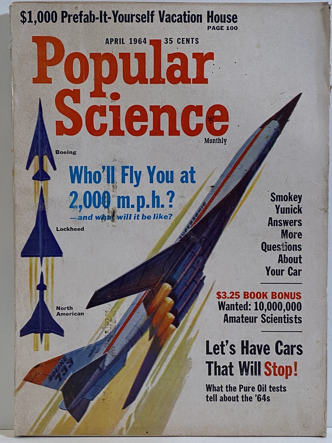 VINTAGE MAGAZINE: Popular Science - April 1964