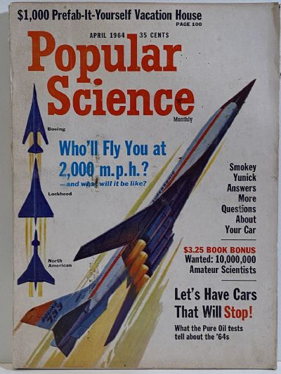 VINTAGE MAGAZINE: Popular Science - April 1964 