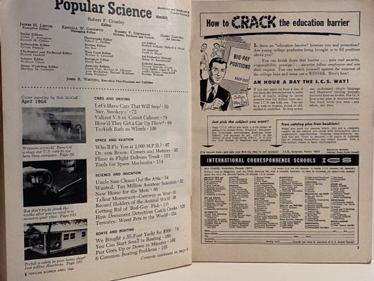 VINTAGE MAGAZINE: Popular Science - April 1964