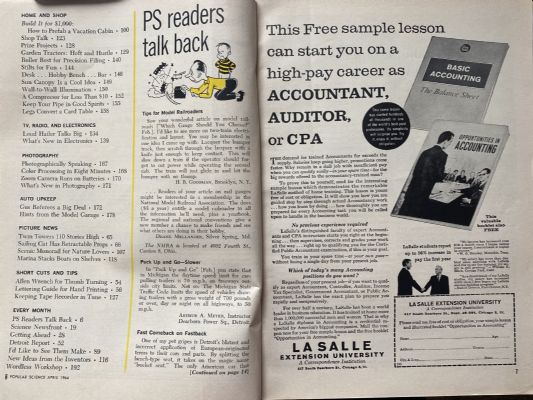 VINTAGE MAGAZINE: Popular Science - April 1964