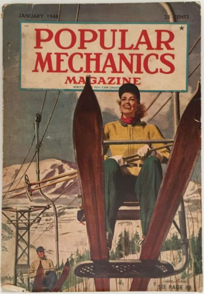VINTAGE MAGAZINE: Popular Mechanics - Vol. 89, No. 1 - January 1948 