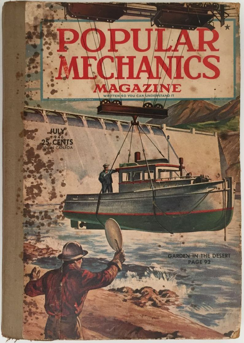 VINTAGE MAGAZINE: Popular Mechanics - Vol. 86, No. 1 - July 1946