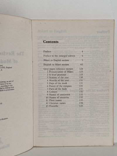 THE REVISED DICTIONARY OF MODERN MAORI