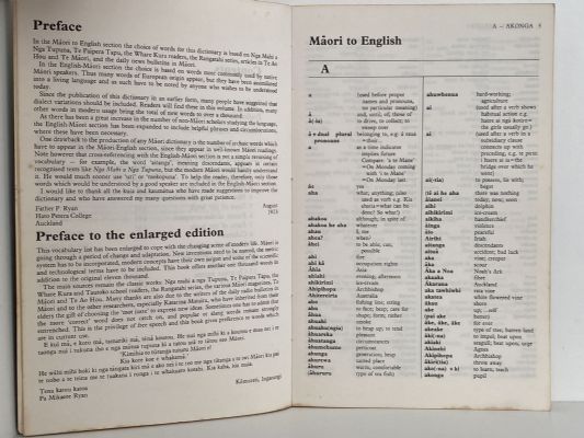 THE REVISED DICTIONARY OF MODERN MAORI