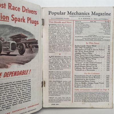 VINTAGE MAGAZINE: Popular Mechanics - Vol. 85, No. 6 - June 1946