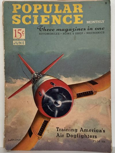 VINTAGE MAGAZINE: Popular Science - Vol. 138, No. 6 - June 1941 