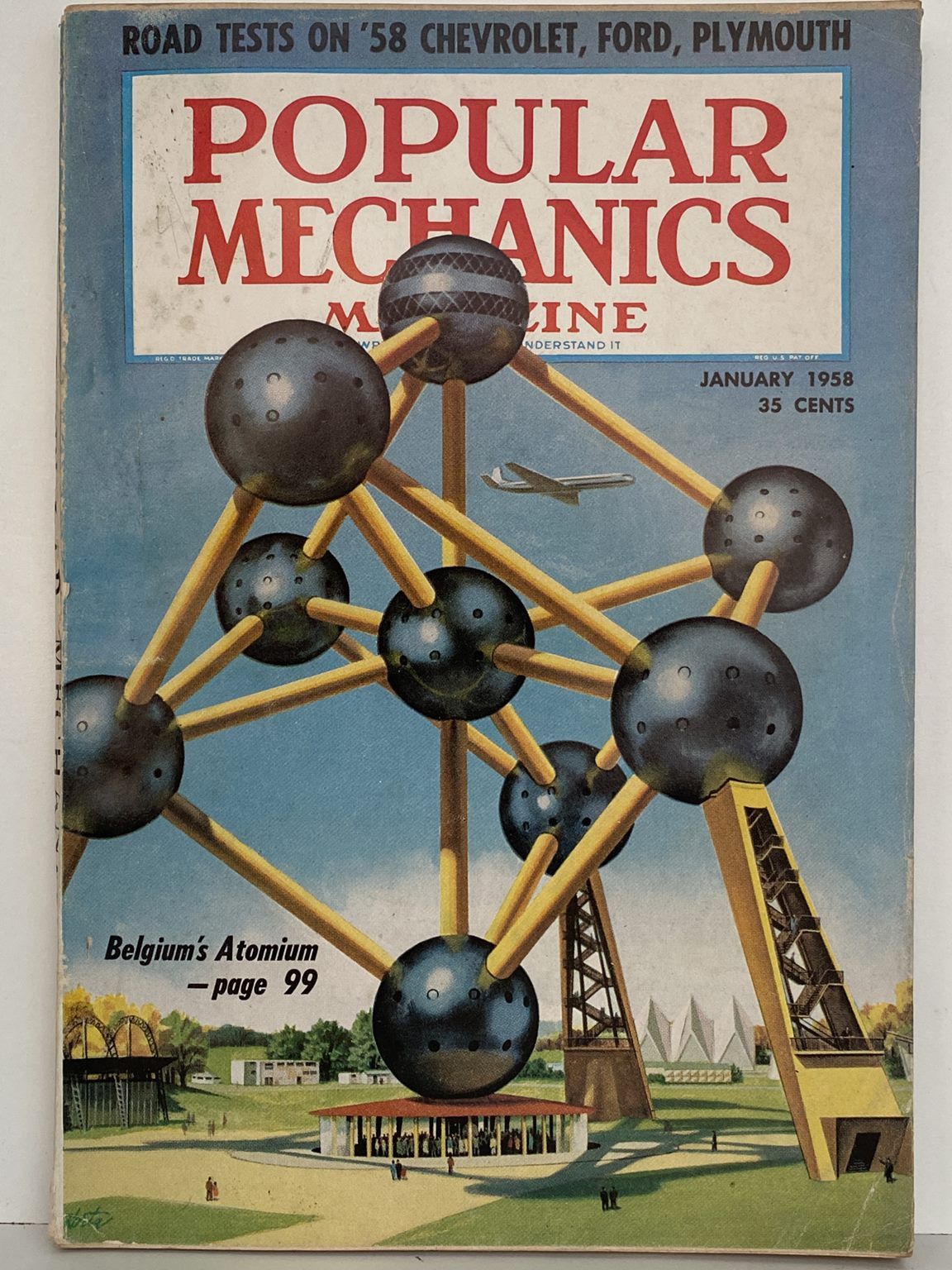 VINTAGE MAGAZINE: Popular Mechanics - Vol. 109, No. 1 - January 1958