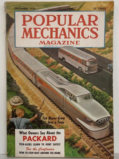 VINTAGE MAGAZINE: Popular Mechanics - Vol. 104, No. 3 - September 1955 