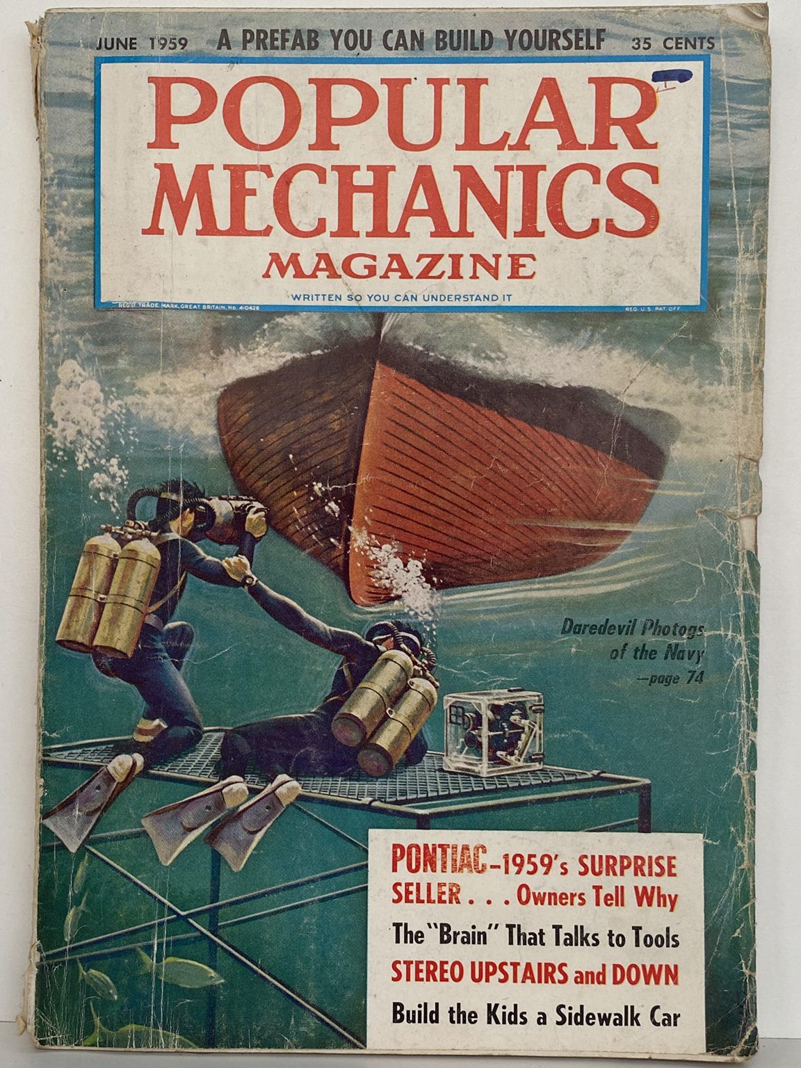 VINTAGE MAGAZINE: Popular Mechanics - Vol. 111, No. 6 - June 1959