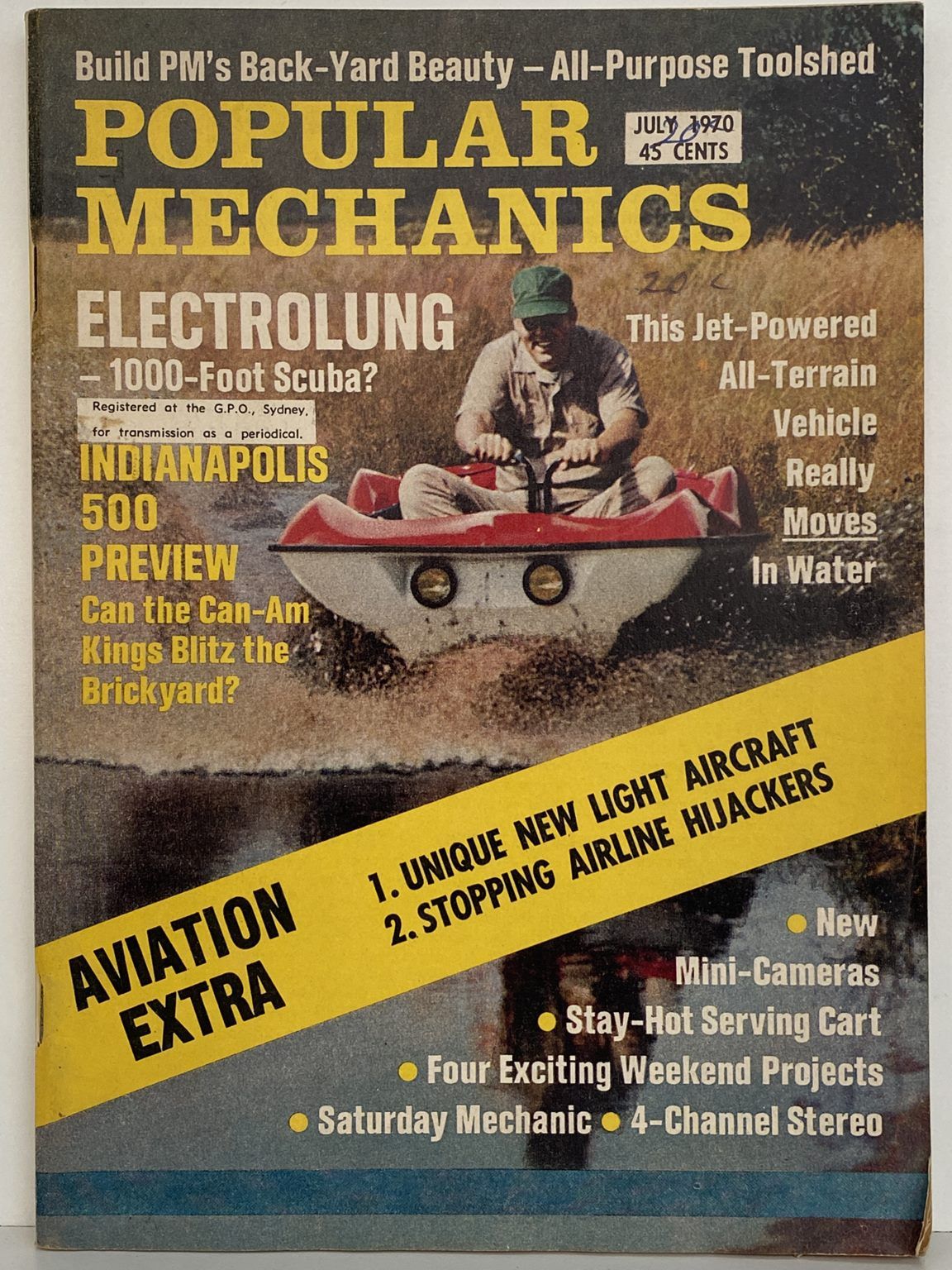 VINTAGE MAGAZINE: Popular Mechanics - Vol. 133, No. 5 - July 1970