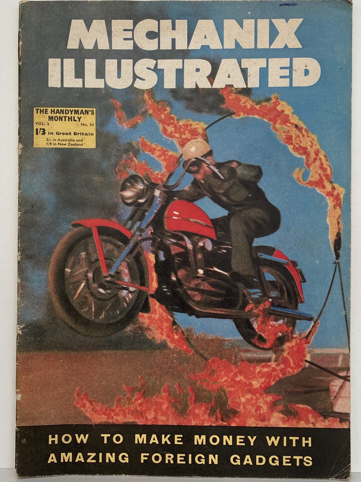 VINTAGE MAGAZINE: Mechanix Illustrated - Vol. 2, No. 34 - September 1953