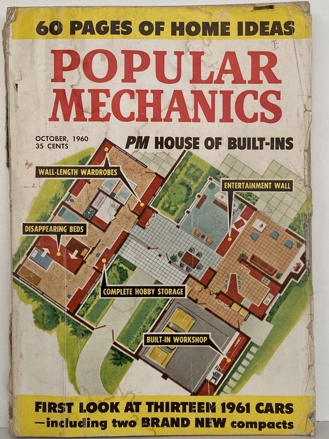 VINTAGE MAGAZINE: Popular Mechanics - Vol. 114, No. 4 - October 1960