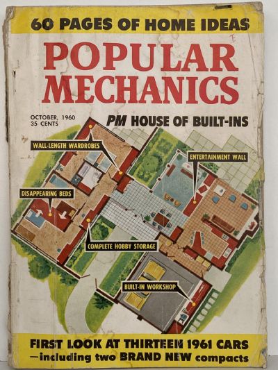 VINTAGE MAGAZINE: Popular Mechanics - Vol. 114, No. 4 - October 1960 