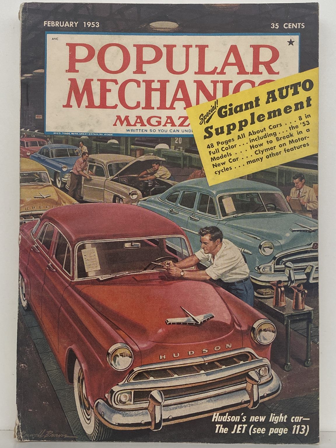 VINTAGE MAGAZINE: Popular Mechanics - Vol. 99, No. 2 - February 1953