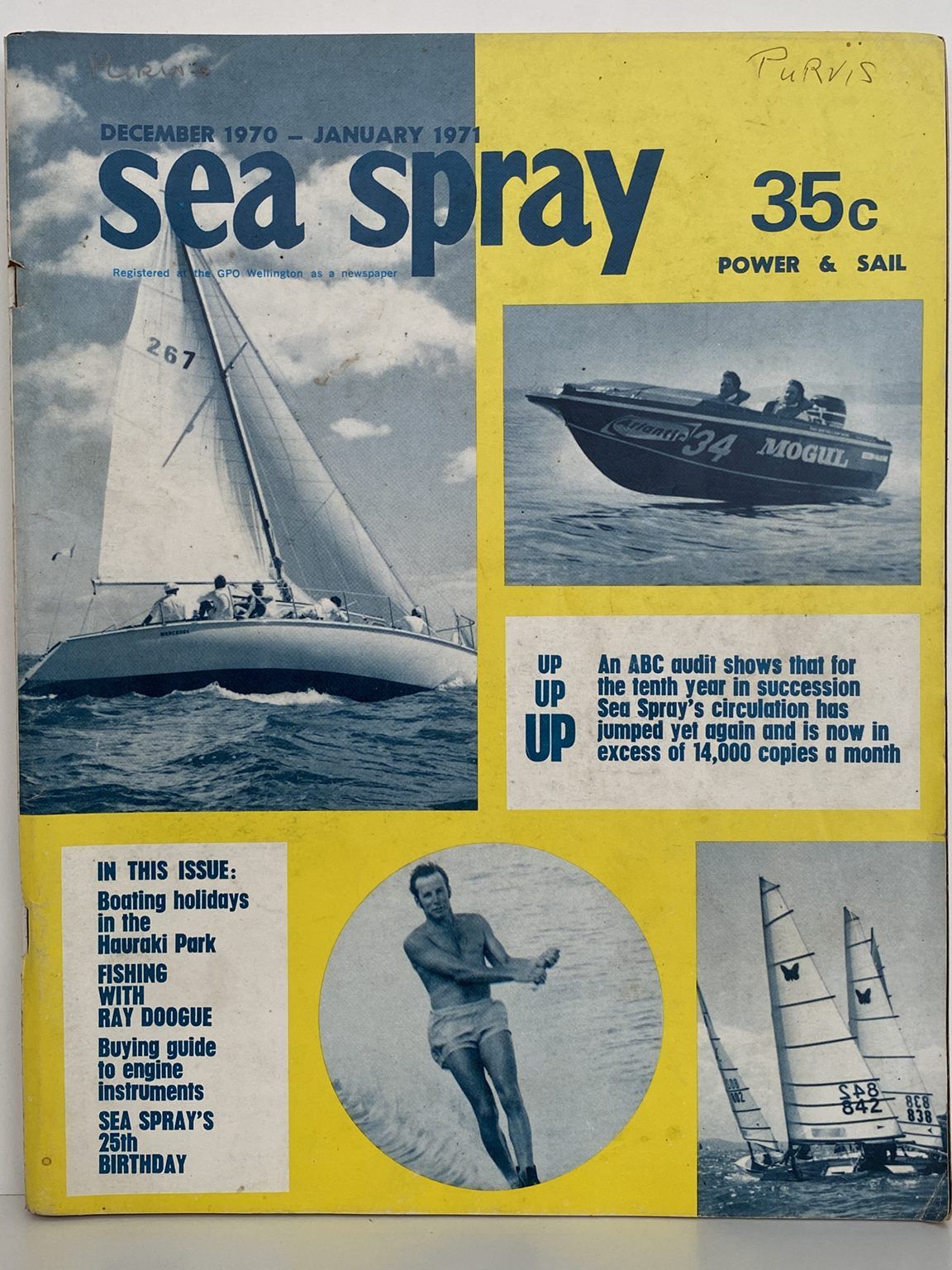 VINTAGE MAGAZINE: Sea Spray / Power & Sail Vol. 25, No. 11 - Dec 1970 / Jan 1971