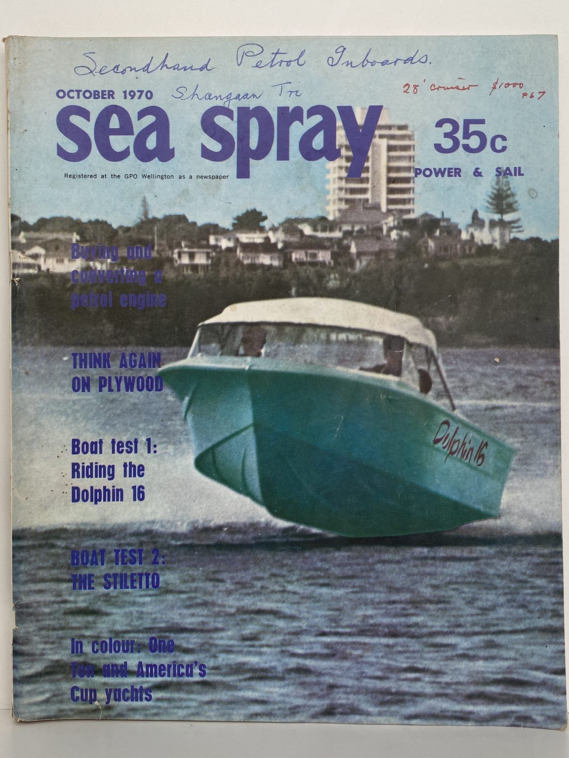 VINTAGE MAGAZINE: Sea Spray / Power & Sail - Vol. 25, No. 9 - October 1970