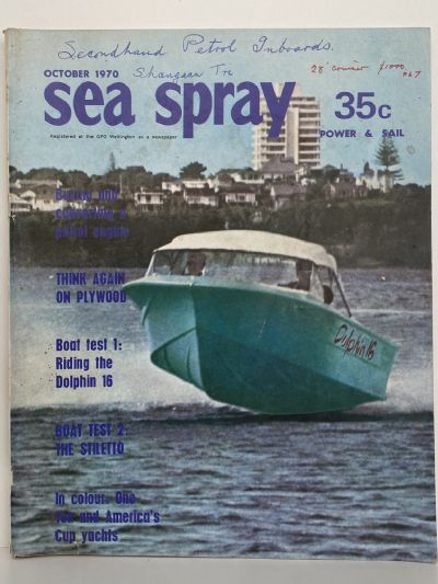 VINTAGE MAGAZINE: Sea Spray / Power & Sail - Vol. 25, No. 9 - October 1970 