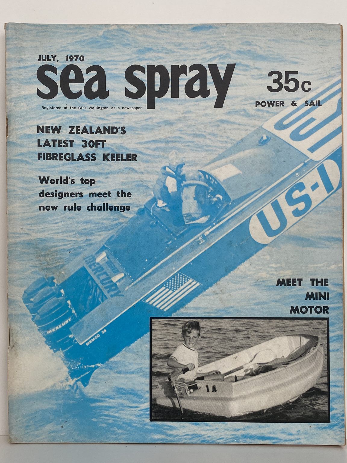 VINTAGE MAGAZINE: Sea Spray / Power & Sail - Vol. 25, No. 6 - July 1970