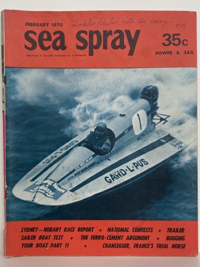 VINTAGE MAGAZINE: Sea Spray / Power & Sail - Vol. 23, No. 1 - February 1970 