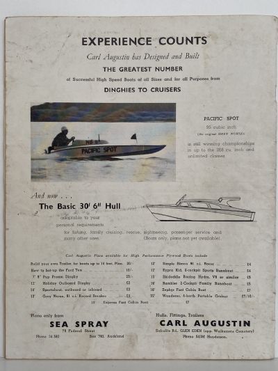 VINTAGE MAGAZINE: Sea Spray / Motor & Sail - Vol.13, No. 3 - April 1958