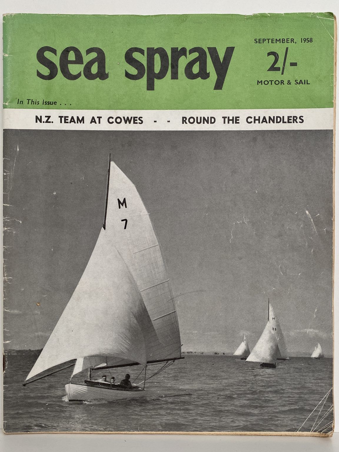 VINTAGE MAGAZINE: Sea Spray / Motor & Sail - Vol. 13, No. 8 - September 1958
