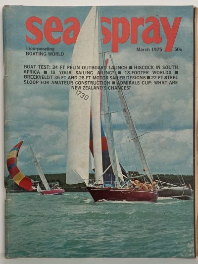 VINTAGE MAGAZINE: Sea Spray - Vol. 30, No. 2 - March 1975 