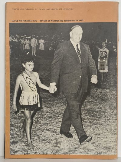 VINTAGE MAGAZINE: Norman Kirk - Life and Career of a Prime Minister