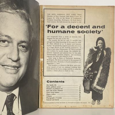 VINTAGE MAGAZINE: Norman Kirk - Life and Career of a Prime Minister