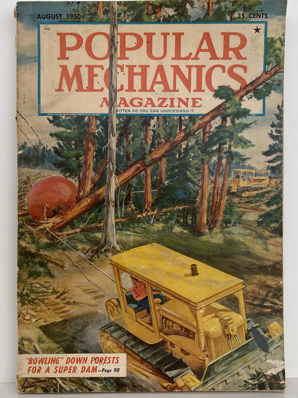 VINTAGE MAGAZINE: Popular Mechanics - Vol. 94, No. 2 - August 1950