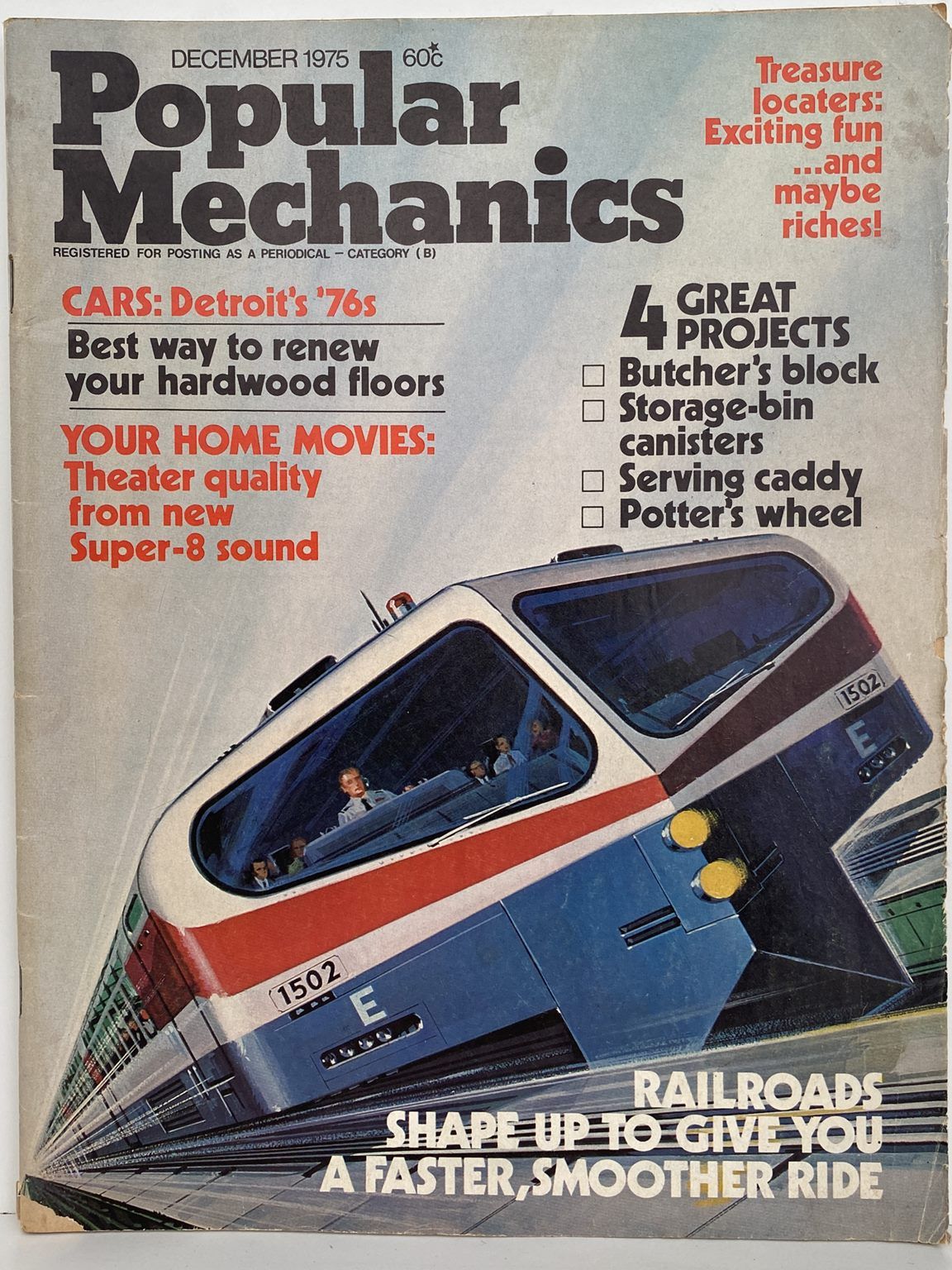 VINTAGE MAGAZINE: Popular Mechanics - Vol. 144, No. 4 - December 1975