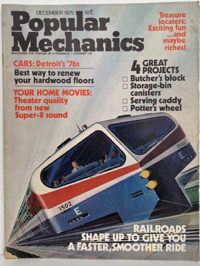 VINTAGE MAGAZINE: Popular Mechanics - Vol. 144, No. 4 - December 1975 