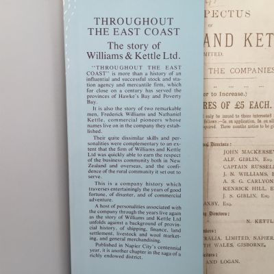 THROUGHOUT THE EAST COAST: The Story of Williams & Kettle Ltd