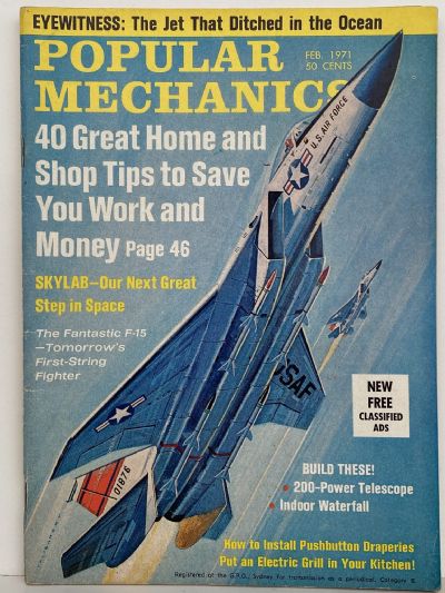 VINTAGE MAGAZINE: Popular Mechanics - Vol. 134, No. 6 - February 1971 