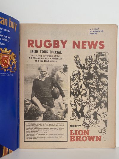 OLD MAGAZINE: Rugby News - Vol. 5, No. 30, December 1974 - Irish Tour Special