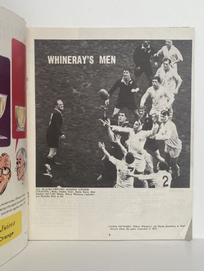 OLD MAGAZINE: Whineray's Men - A pictorial record of the 1963 / 64 All Blacks
