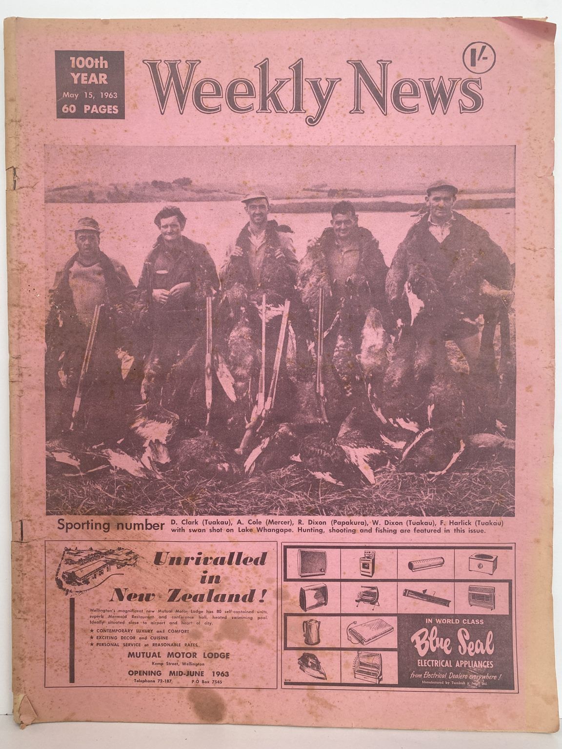 OLD NEWSPAPER: Weekly News - 15 May 1963