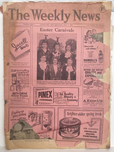 OLD NEWSPAPER: The Weekly News - 1 May 1957